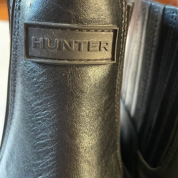 Hunter Black Wellesley Water Resistant Leather Jodhpur Boots - Picture 3 of 8